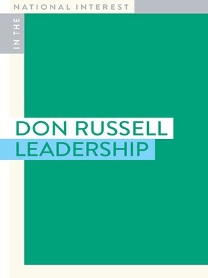 cover image of Leadership